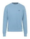 C.p. Company C. P. Company Man Sweatshirt Pastel Blue Size 3xl Cotton