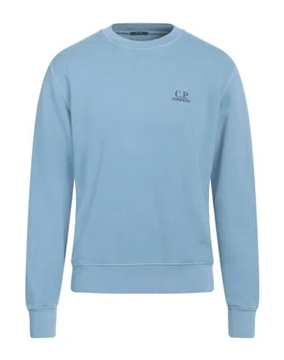 C.p. Company C. P. Company Man Sweatshirt Pastel Blue Size 3xl Cotton