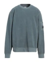 C.p. Company C. P. Company Man Sweatshirt Pastel Blue Size Xxl Cotton