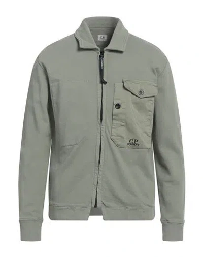C.p. Company C. P. Company Man Sweatshirt Sage Green Size 3xl Cotton, Elastane
