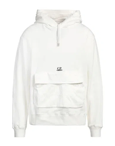 C.p. Company C. P. Company Man Sweatshirt White Size 3xl Cotton, Elastane