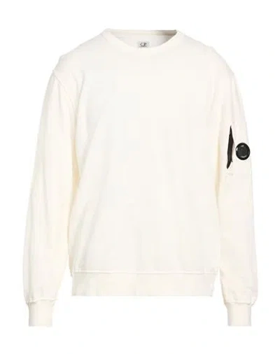 C.p. Company C. P. Company Man Sweatshirt White Size Xxl Cotton In Neutral