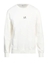 C.p. Company C. P. Company Man Sweatshirt White Size Xxl Cotton