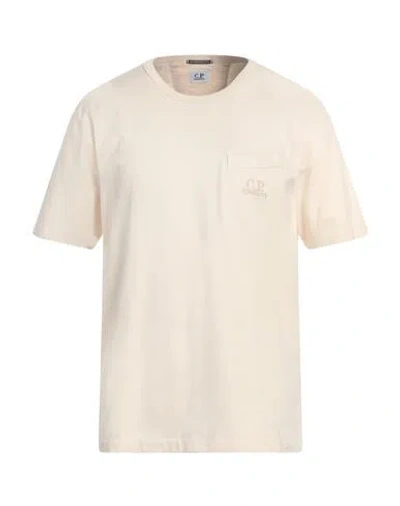 C.p. Company C. P. Company Man T-shirt Beige Size M Cotton In Neutral