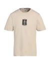 C.p. Company C. P. Company Man T-shirt Beige Size Xxl Cotton
