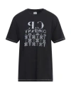 C.p. Company C. P. Company Man T-shirt Black Size 3xl Cotton In Black