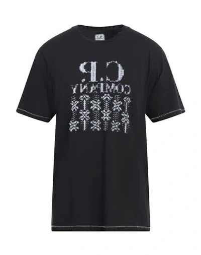C.p. Company C. P. Company Man T-shirt Black Size 3xl Cotton