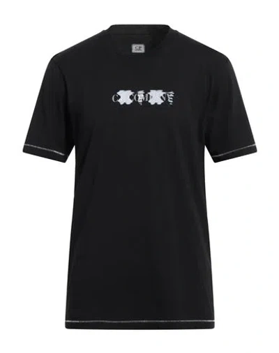 C.p. Company C. P. Company Man T-shirt Black Size 3xl Cotton
