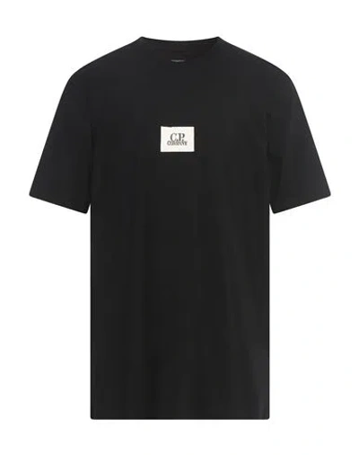 C.p. Company C. P. Company Man T-shirt Black Size Xxl Cotton