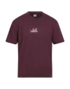 C.p. Company C. P. Company Man T-shirt Burgundy Size 3xl Cotton