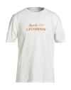 C.p. Company C. P. Company Man T-shirt Cream Size Xl Cotton
