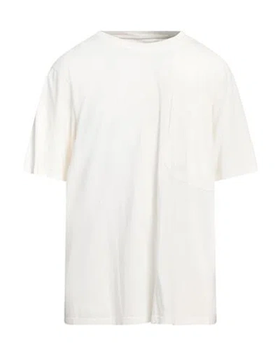 C.p. Company C. P. Company Man T-shirt Cream Size Xxl Cotton In White