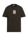 C.p. Company C. P. Company Man T-shirt Dark Green Size Xxl Cotton