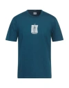 C.p. Company C. P. Company Man T-shirt Deep Teal Size Xxl Cotton