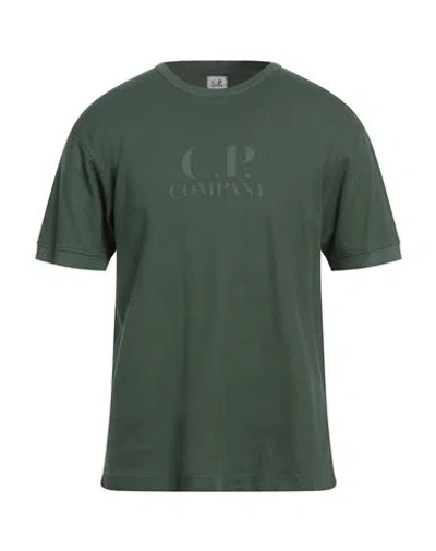 C.p. Company C. P. Company Man T-shirt Green Size 3xl Cotton