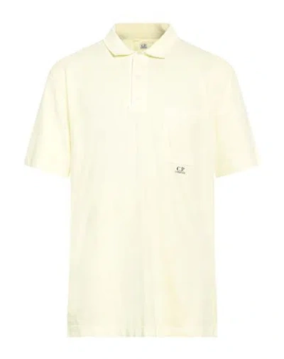 C.p. Company C. P. Company Man T-shirt Light Yellow Size Xl Cotton