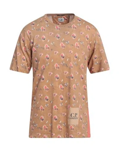 C.p. Company C. P. Company Man T-shirt Marigold Size 3xl Cotton, Polyamide In Yellow