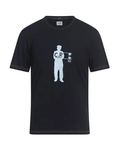C.p. Company C. P. Company Man T-shirt Midnight Blue Size S Cotton
