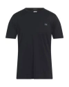 C.p. Company Cotton T-shirt With Logo In Black