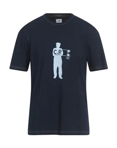 C.p. Company C. P. Company Man T-shirt Navy Size Xxl Cotton