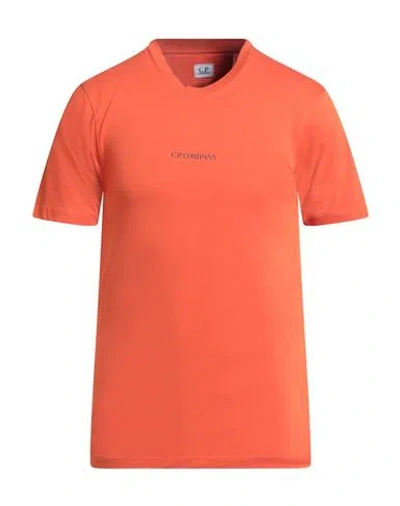 C.p. Company C. P. Company Man T-shirt Orange Size Xs Cotton