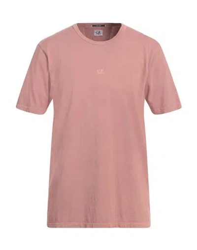 C.p. Company C. P. Company Man T-shirt Pastel Pink Size Xxl Cotton