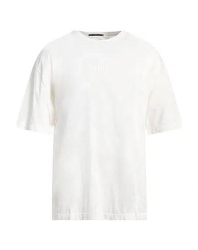 C.p. Company C. P. Company Man T-shirt White Size L Cotton In White