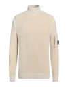 C.p. Company C. P. Company Man Turtleneck Beige Size 42 Polyester, Wool, Polyamide