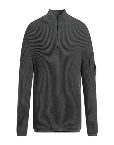 C.p. Company C. P. Company Man Turtleneck Grey Size 3xl Virgin Wool, Polyester In Gray