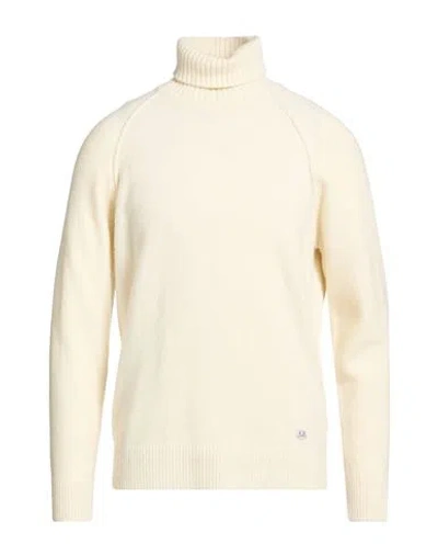 C.p. Company C. P. Company Man Turtleneck Ivory Size Xl Polyamide, Wool, Acrylic, Alpaca Wool, Elastane In Yellow