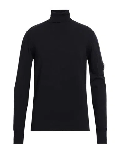 C.P. COMPANY C. P. COMPANY MAN TURTLENECK MIDNIGHT BLUE SIZE 46 VIRGIN WOOL, POLYESTER