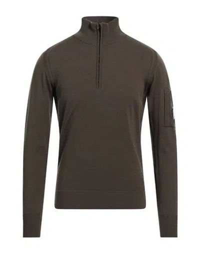 C.p. Company C. P. Company Man Turtleneck Military Green Size 34 Virgin Wool, Polyester In Green