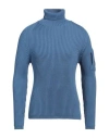C.p. Company C. P. Company Man Turtleneck Slate Blue Size 36 Virgin Wool, Polyester