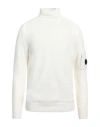 C.p. Company C. P. Company Man Turtleneck White Size 36 Polyester, Wool, Polyamide