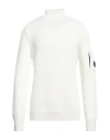 C.P. COMPANY C. P. COMPANY MAN TURTLENECK WHITE SIZE 46 COTTON, POLYAMIDE