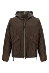 C.p. Company Long Sleeve Outerwear Jacket Pockets In Brown