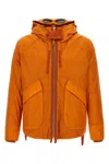C.p. Company Opal Goggle Down Jacket In Orange