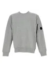 C.p. Company Men Cotton Crewneck Sweatshirt In Gray