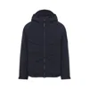 C.p. Company C.p.company Total Eclipse Shell Padded Hooded Lens Jacket In Blue