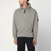 C.p. Company Hooded Sweatshirt With Pockets And Drawstring In Gray