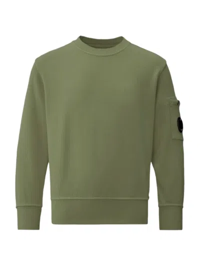 C.p. Company C. P. Company Mini Boy's Cotton Long Sleeve Shirt In Green