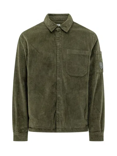 C.p. Company C. P. Company Padded Overshirt In Green