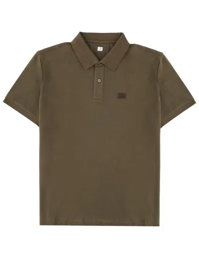 C.p. Company C. P. Company Polo With Logo In Green