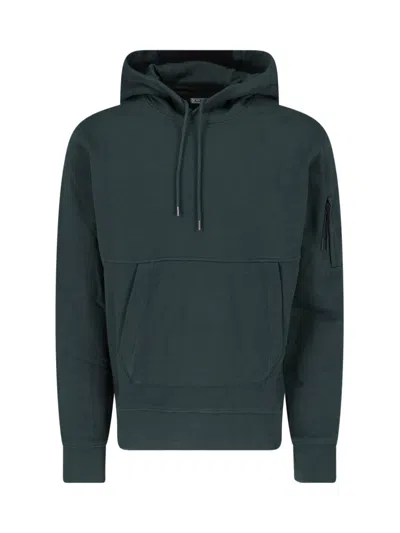 C.p. Company C. P. Company Pullover Hoodie Sweatshirt With Kangaroo Pocket In Green