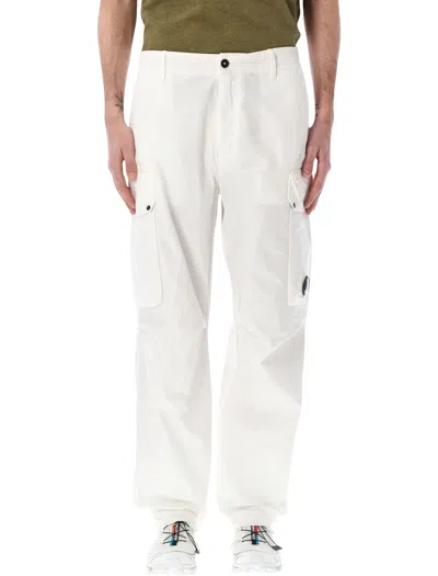 C.p. Company C. P. Company Refined Utilitarian Cargo Trousers - Size 48 In White