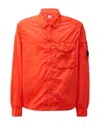 C.p. Company C. P. Company Regular Fit Zip Up Shirt Jacket In Poinciana