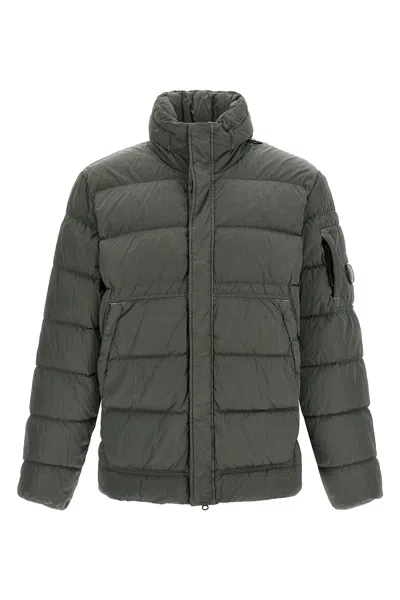 C.p. Company C. P. Company Removable Hood Down Jacket In Green
