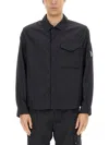 C.p. Company C.p.company Jacket With Gabardine In Blue