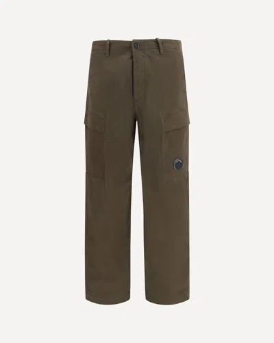 C.p. Company C. P. Company Stretch Cotton Satin Cargo Pants In Green