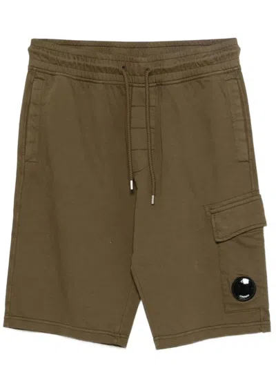 C.p. Company C. P. Company Sweatbermuda Cargo In Light Fleece In Brown